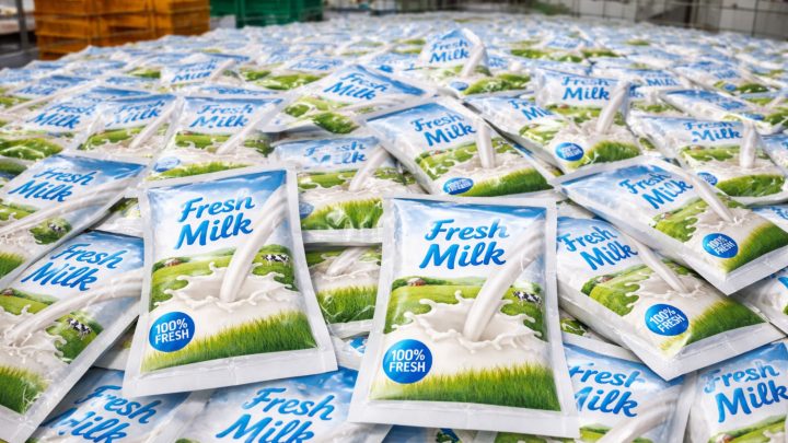 Mesin Pengemas Susus UHT