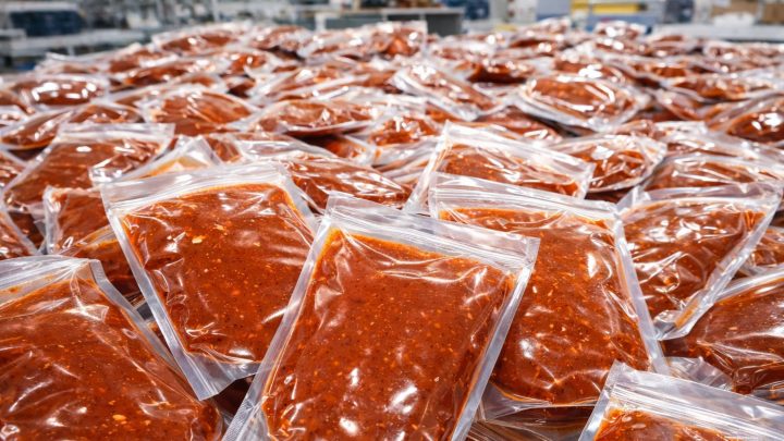 Mesin Packing Saus Standing Pouch