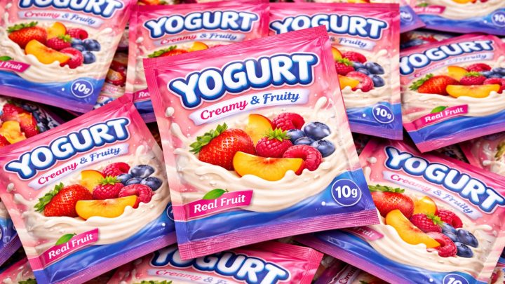 Mesin Pengemas Yougurt sachet otomatis