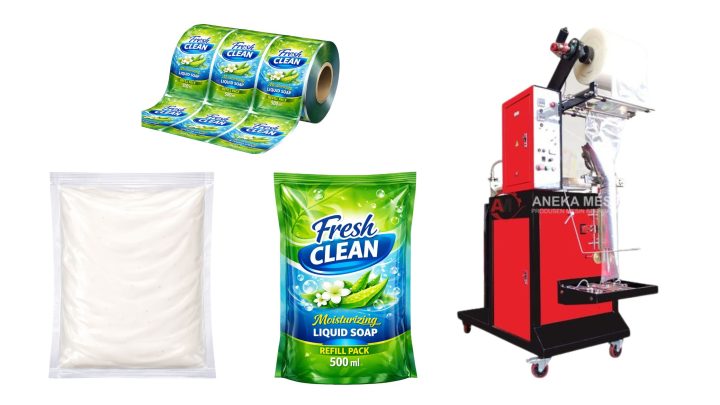 Mesin Kemasan Sabun Cair Otomatis