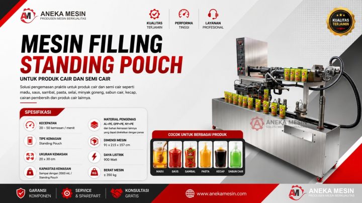 Mesin Filling Standing pouch Murah