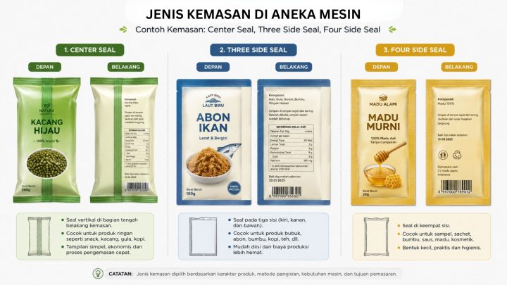 Contoh kemasan sachet
