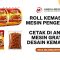 roll kemasan mesin pengemas