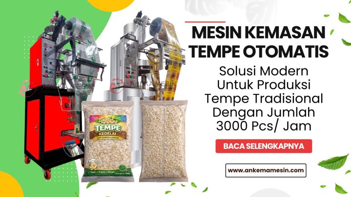 Mesin bungkus tempe sachet
