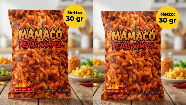 Mesin pengemas macaroni 