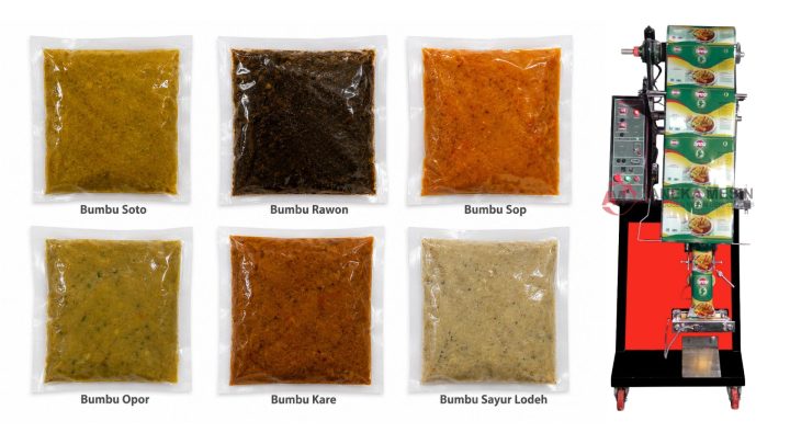 Mesin packing bumbu basah