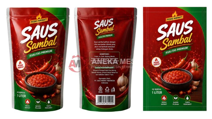 Mesin Filling Sambal Standing Pouch 