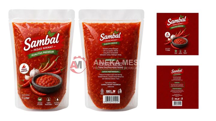 Mesin Filling Sambal Standing Pouch